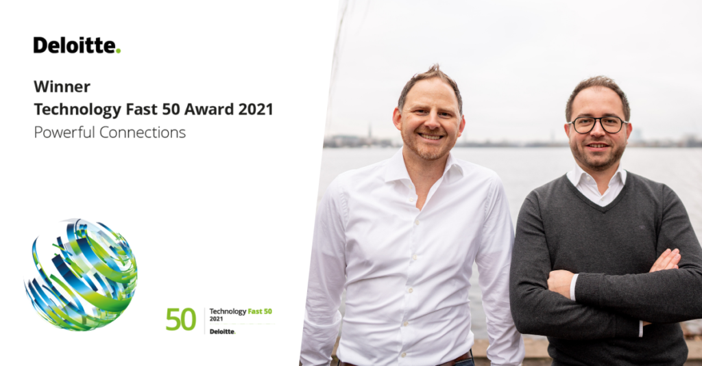 Photo of sven and henner, founders of nitobox, and the deloitte 2021 award