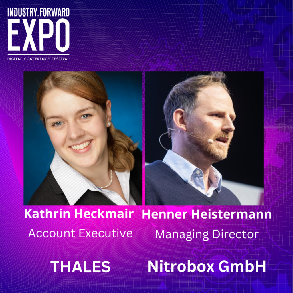 Thales and Nitrobox software monetization lecture teaser for industry forward expo 2023
